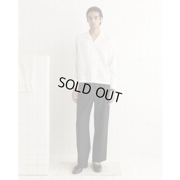 画像2: 【BODE(ボーディ)】BELVOIR SHIRT/ WHITE