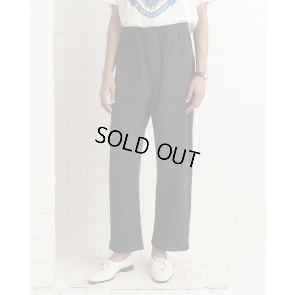 画像1: 【BODE(ボーディ)】SIDELINE SWEATPANTS / BLACK