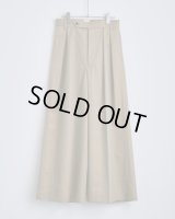 【BISOWN(ビソウン)】BISOWN WIDE CHINO/ CHAMBRAY BEIGE