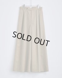 【BISOWN(ビソウン)】BISOWN WIDE CHINO/ CHAMBRAY BEIGE