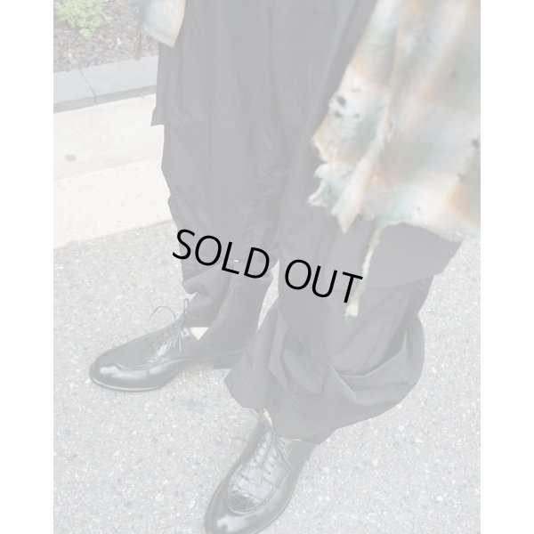 画像9: 【ensou.(エンソウ)】Draped-pocket Pants/ Black