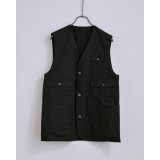 【BISOWN(ビソウン)】CHINO CLOTH × KARAMI REVERSIBLE VEST/ BLACK