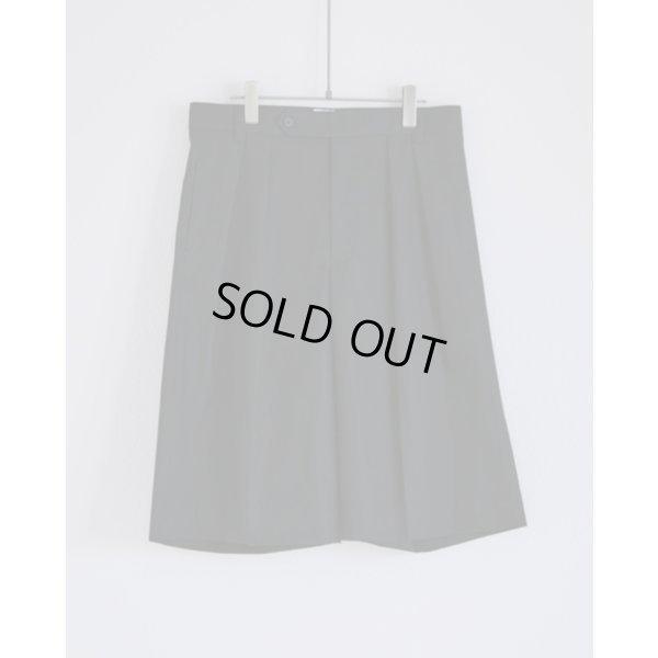 画像1: 【BISOWN(ビソウン)】BISOWN WIDE CHINOSHORTS/ BLACK