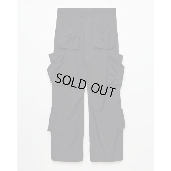 画像2: 【ensou.(エンソウ)】Draped-pocket Pants/ Black