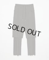 【ensou.(エンソウ)】Reversible Layered Pants/ Espresso