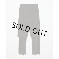 【ensou.(エンソウ)】Reversible Layered Pants/ Espresso