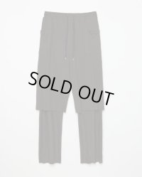 【ensou.(エンソウ)】Reversible Layered Pants/ Espresso