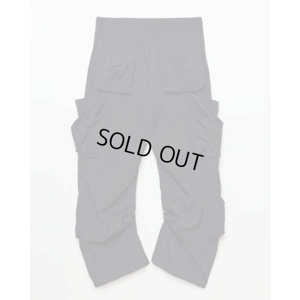 画像4: 【ensou.(エンソウ)】Draped-pocket Pants/ Black