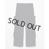 【ensou.(エンソウ)】Draped-pocket Pants/ Black
