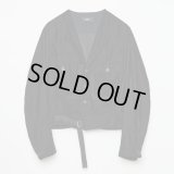 【ensou.(エンソウ)】Summer Velvet Jacket/ Black