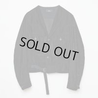 【ensou.(エンソウ)】Summer Velvet Jacket/ Black