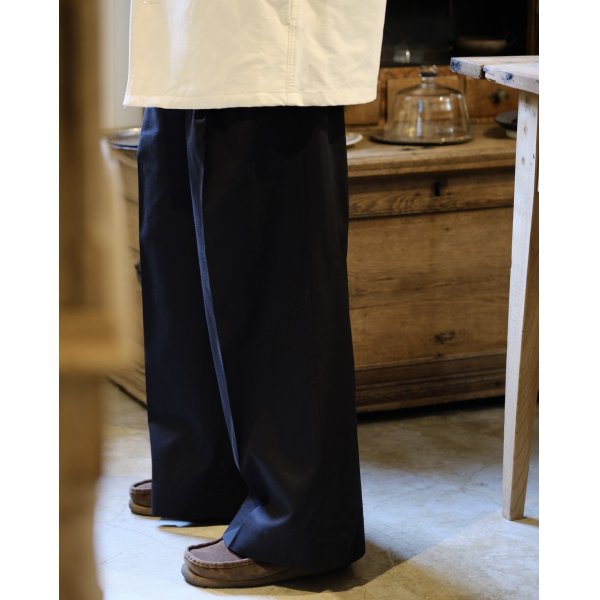 画像4: 【BISOWN(ビソウン)】BISOWN WIDE CHINO/ BLACK