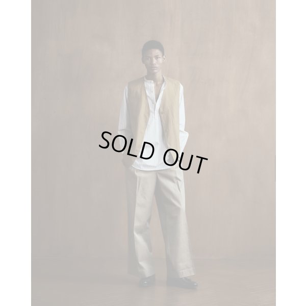 画像6: 【BISOWN(ビソウン)】BISOWN WIDE CHINO/ CHAMBRAY BEIGE