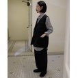 画像6: 【BISOWN(ビソウン)】CHINO CLOTH × KARAMI REVERSIBLE VEST/ BLACK