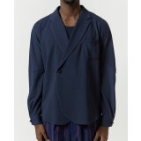 【m's braque(エムズブラック)】CACHE-COEUR SHIRT/ NAVY