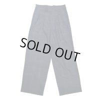 【m's braque(エムズブラック)】TUCKED BAGGY PANTS/ NAVY CHECK