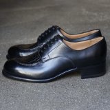 【Le Yucca's(レユッカス)】U-TIP SHOES(Y31619)/ BLACK BOX CALF+COCCO FLANKS