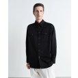 画像2: 【LEMAIRE(ルメール)】WESTERN SHIRT/ BLACK (2)