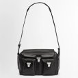 画像1: 【LEMAIRE(ルメール)】MEDIUM GEAR BAG VEGETABLE-TANNED COW LEATHER/ BLACK (1)