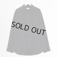 【LEMAIRE(ルメール)】WESTERN SHIRT/ BLACK