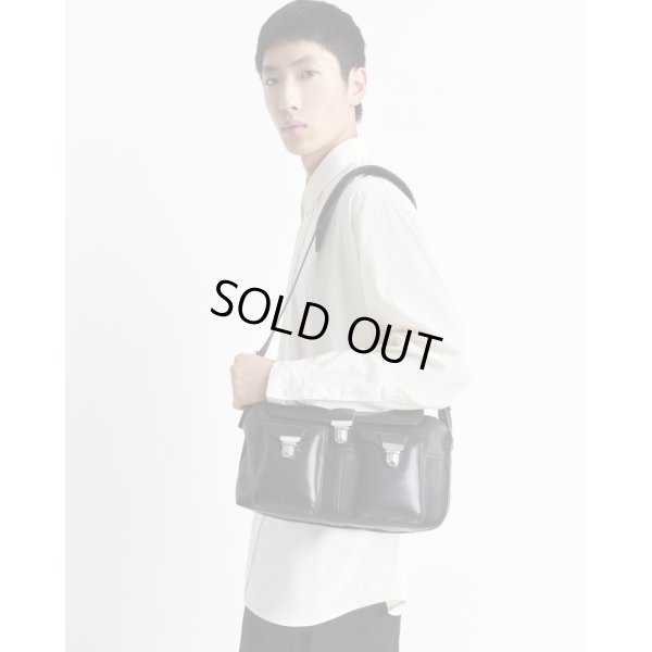 画像2: 【LEMAIRE(ルメール)】MEDIUM GEAR BAG VEGETABLE-TANNED COW LEATHER/ BLACK