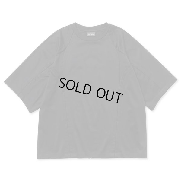 画像1: 【ROTOL(ロトル)】CROSS MESH TEE　”BLACK”