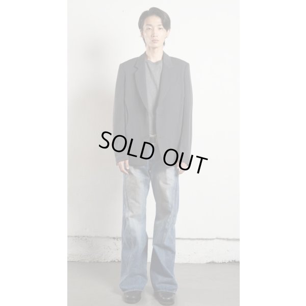 画像2: 【NVRFRGT(ネヴァーフォーゲット)】3D TWISTED JEANS 2.0  "DISTRESSED FADED INDIGO"