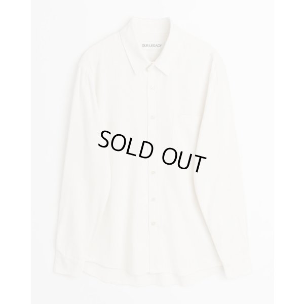 画像1: 【OUR LEGACY(アワーレガシー)】CLASSIC SHIRT/ White Silk