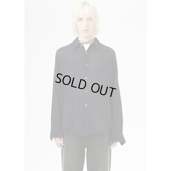 画像3: 【OUR LEGACY(アワーレガシー)】COCO SHIRT/ Washed Black Air Cotton