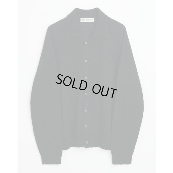 画像1: 【OUR LEGACY(アワーレガシー)】EVENING POLO/ Black Fuzzy Alpaca