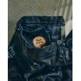 画像3: 【GOODKARMA DEVELOPMENT(グッドカルマディベロップメント)】Leather Cargo Shorts "LAZY"/ BLACK