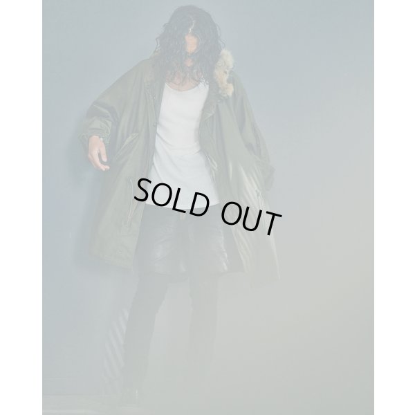 画像11: 【GOODKARMA DEVELOPMENT(グッドカルマディベロップメント)】Leather Cargo Shorts "LAZY"/ BLACK