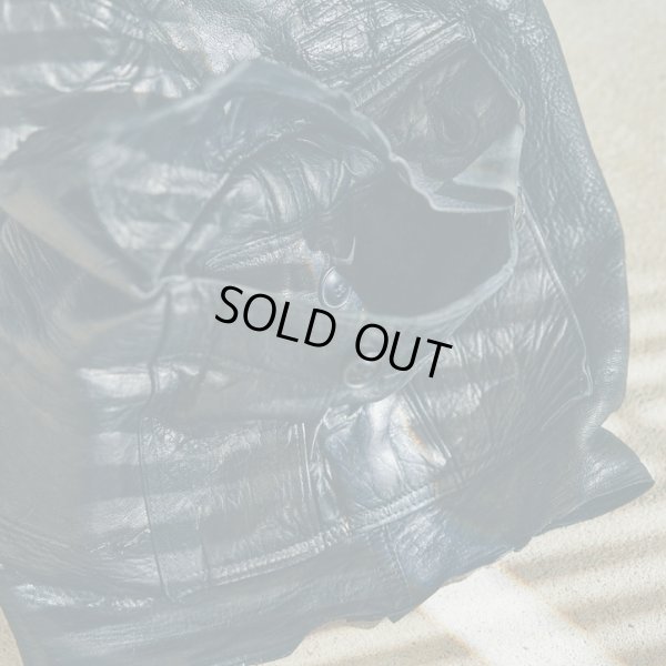 画像4: 【GOODKARMA DEVELOPMENT(グッドカルマディベロップメント)】Leather Cargo Shorts "LAZY"/ BLACK