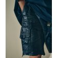 画像8: 【GOODKARMA DEVELOPMENT(グッドカルマディベロップメント)】Leather Cargo Shorts "LAZY"/ BLACK