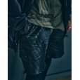 画像6: 【GOODKARMA DEVELOPMENT(グッドカルマディベロップメント)】Leather Cargo Shorts "LAZY"/ BLACK