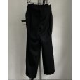 画像1: 【BIBLIOTHERK(ビブリオテーク)】LOOSE DRESS TROUSERS/ Black (1)
