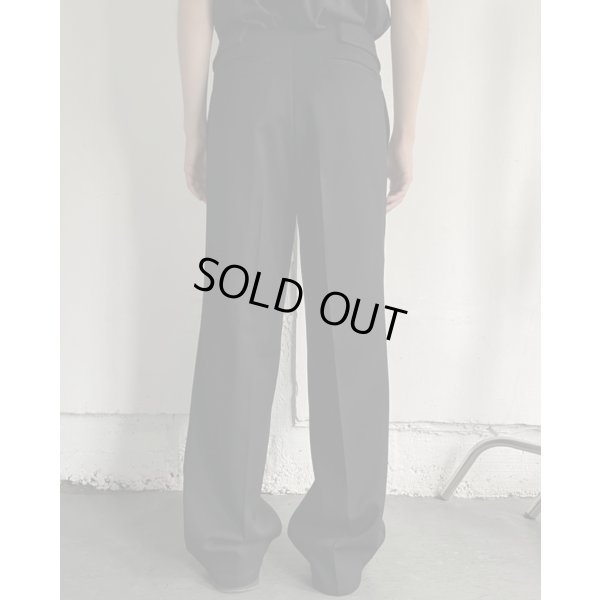 画像3: 【BIBLIOTHERK(ビブリオテーク)】LOOSE DRESS TROUSERS/ Black