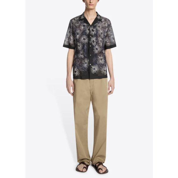 画像2: 【Dries Van Noten(ドリスヴァンノッテン)】CARLTONE EMB/ NAVY
