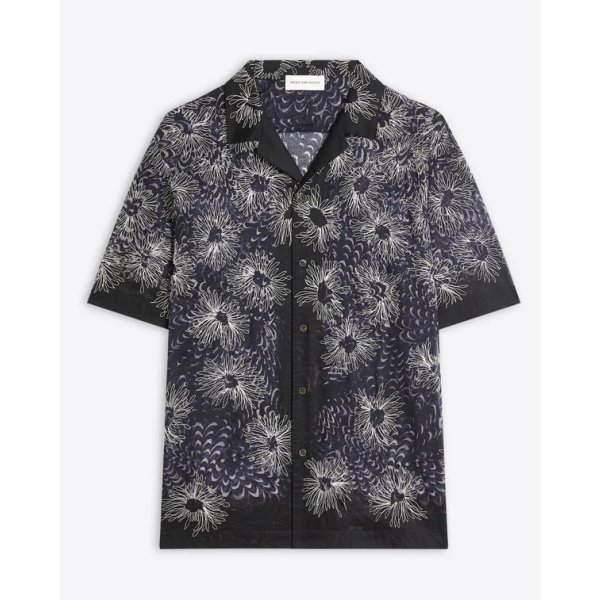 画像1: 【Dries Van Noten(ドリスヴァンノッテン)】CARLTONE EMB/ NAVY