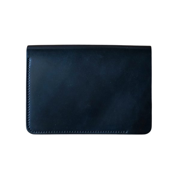 画像1: 【forme(フォルメ)】Short wallet/ Cordovan×DOUBLE/ Black