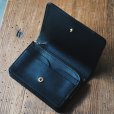 画像3: 【forme(フォルメ)】Short wallet/ Cordovan×DOUBLE/ Black