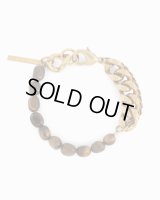【Dries Van Noten(ドリスヴァンノッテン)】STONE CHAIN BRACELET/ TIGER EYE