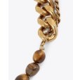 画像2: 【Dries Van Noten(ドリスヴァンノッテン)】STONE CHAIN BRACELET/ TIGER EYE (2)