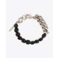 画像1: 【Dries Van Noten(ドリスヴァンノッテン)】STONE CHAIN BRACELET/ BLACK (1)