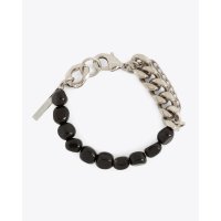 【Dries Van Noten(ドリスヴァンノッテン)】STONE CHAIN BRACELET/ BLACK