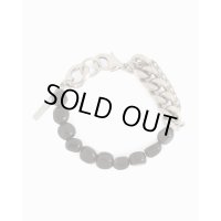 【Dries Van Noten(ドリスヴァンノッテン)】STONE CHAIN BRACELET/ BLACK