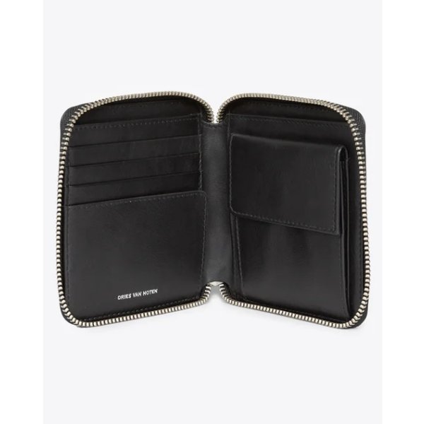 画像2: 【Dries Van Noten(ドリスヴァンノッテン)】SQUARE ZIP WALLET/ GREEN