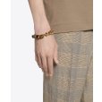 画像3: 【Dries Van Noten(ドリスヴァンノッテン)】STONE CHAIN BRACELET/ TIGER EYE (3)