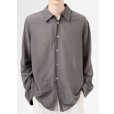 画像4: 【OUR LEGACY(アワーレガシー)】BEYOND SHIRT/ Charcoal Bordeaux (4)