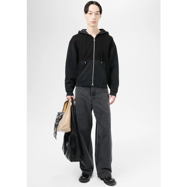 画像2: 【OUR LEGACY(アワーレガシー)】RASCAL HOOD/ Pigment Black Hefty Fleece